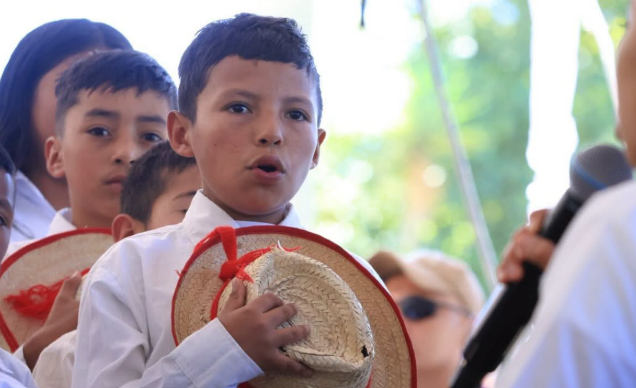 Niño de La Paz beneficiario