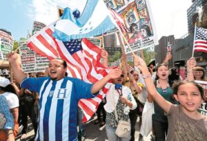 Migrantes hondureños