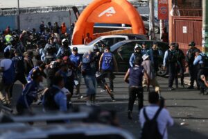 Aficionados del Olimpia y Motagua