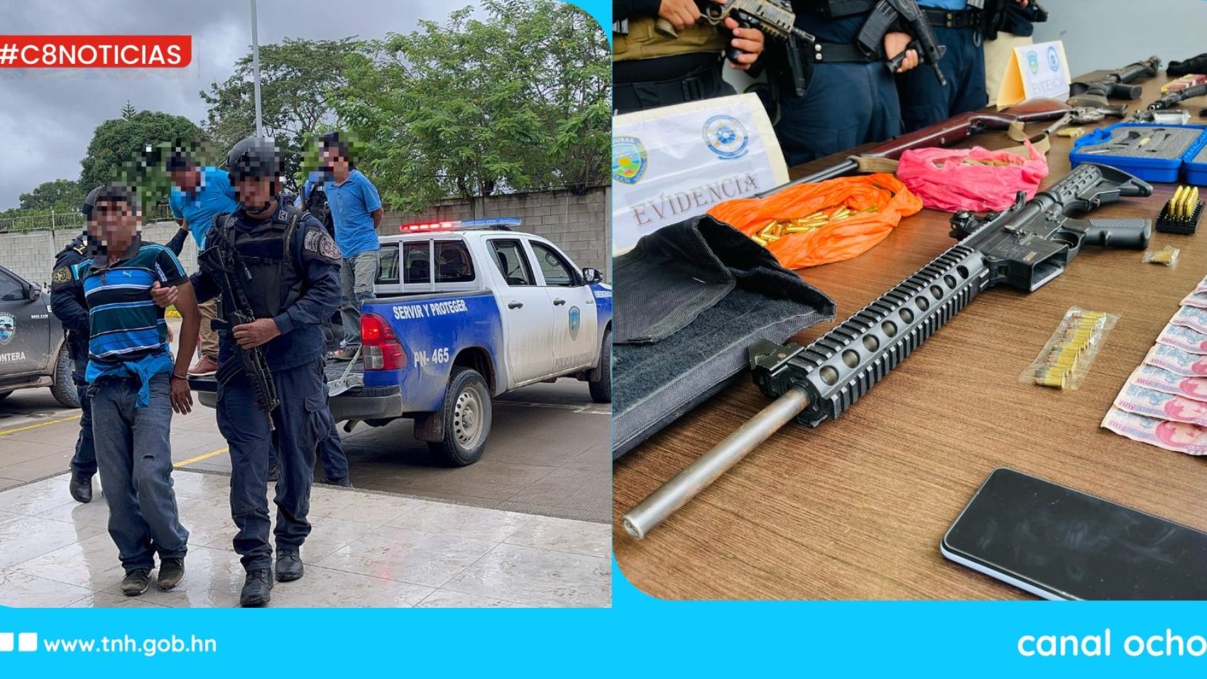 Operación Amanecer I: Golpe al crimen organizado en El Rosario y Siguatepeque