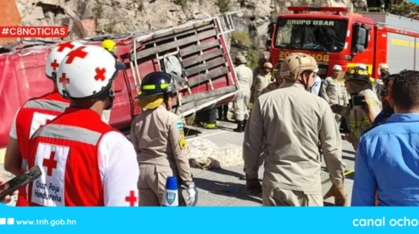 Cuatro muertos dejan dos accidentes viales; uno salida a Olancho y otro al sur del país