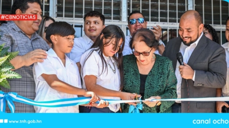Reconstruyen primera fase del Instituto Blanca Adriana Ponce en el Distrito Central