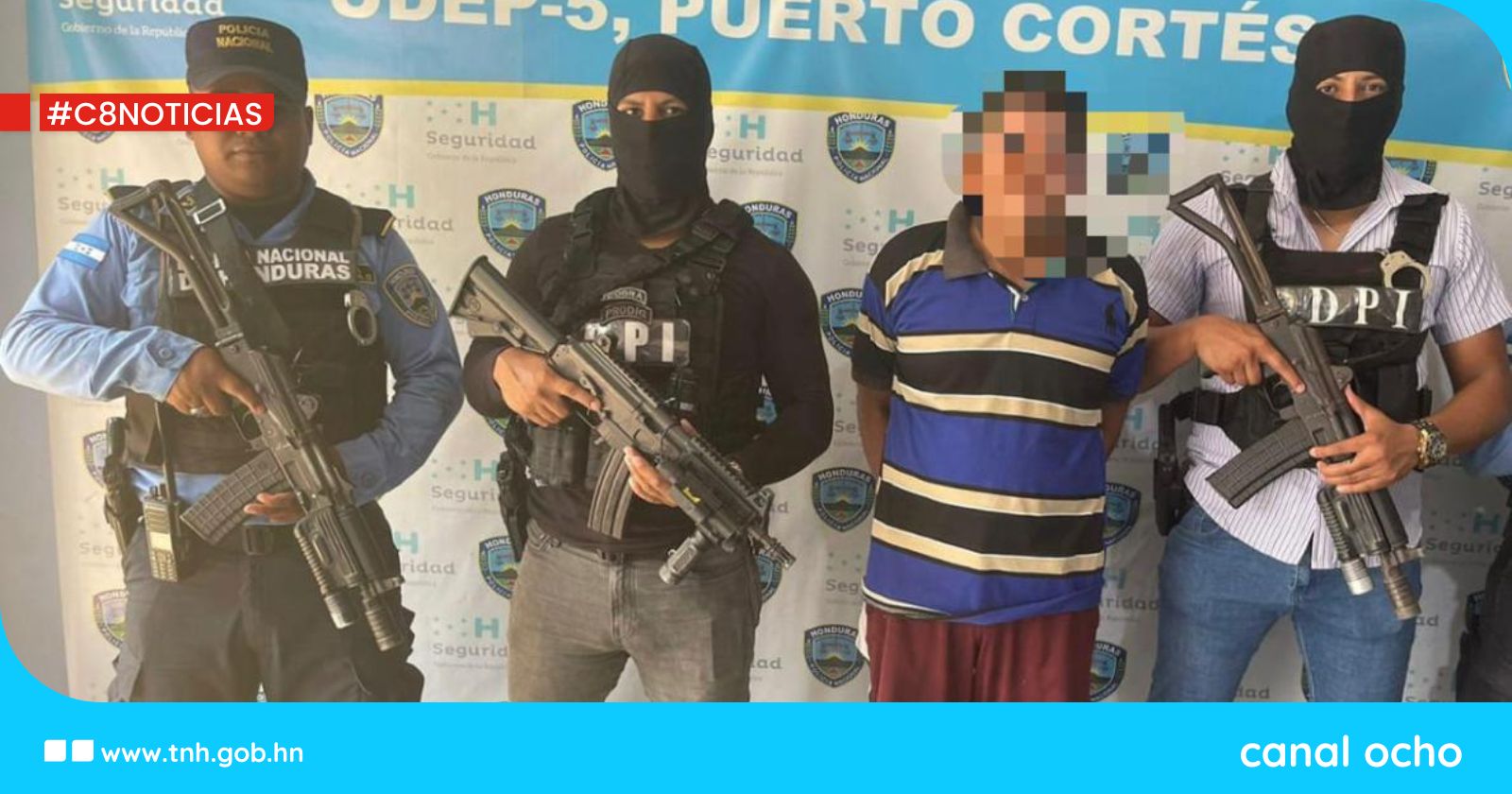 Arrestan a abusador de cuatro menores de edad en Cortés