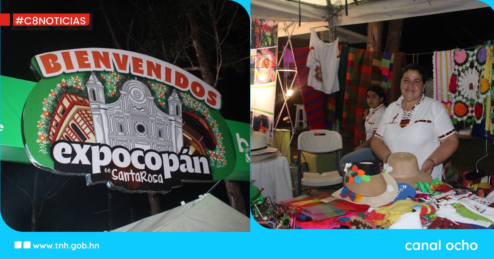 Cultura, turismo, gastronomía y café se disfruta en el primer día de la Expo Copán 2024
