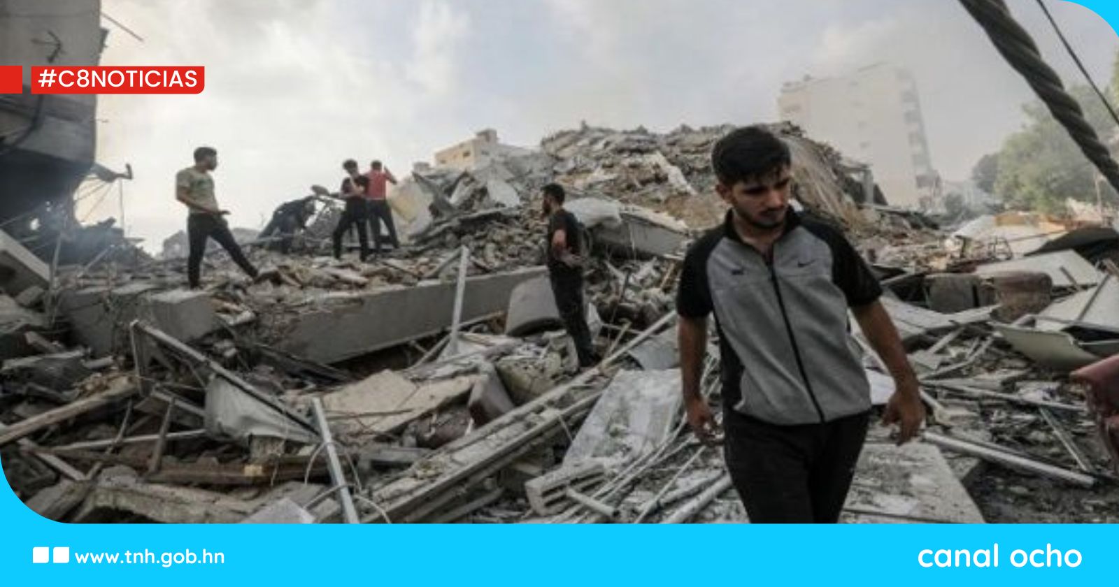 Permanecen 10.000 desaparecidos bajo los escombros en Gaza