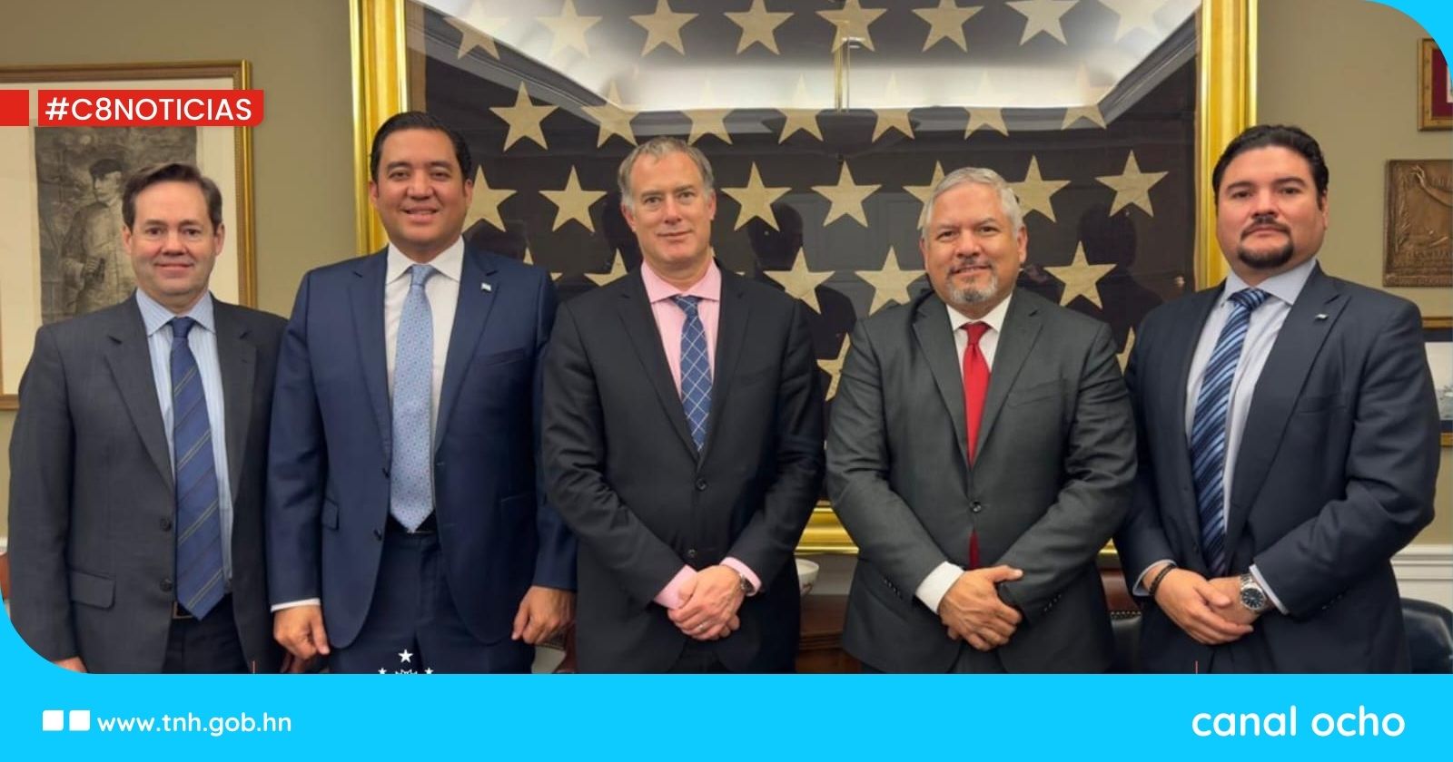 Comisión hondureña se reúne con el director del Consejo de Seguridad Nacional para Asuntos de América Latina de EE. UU.
