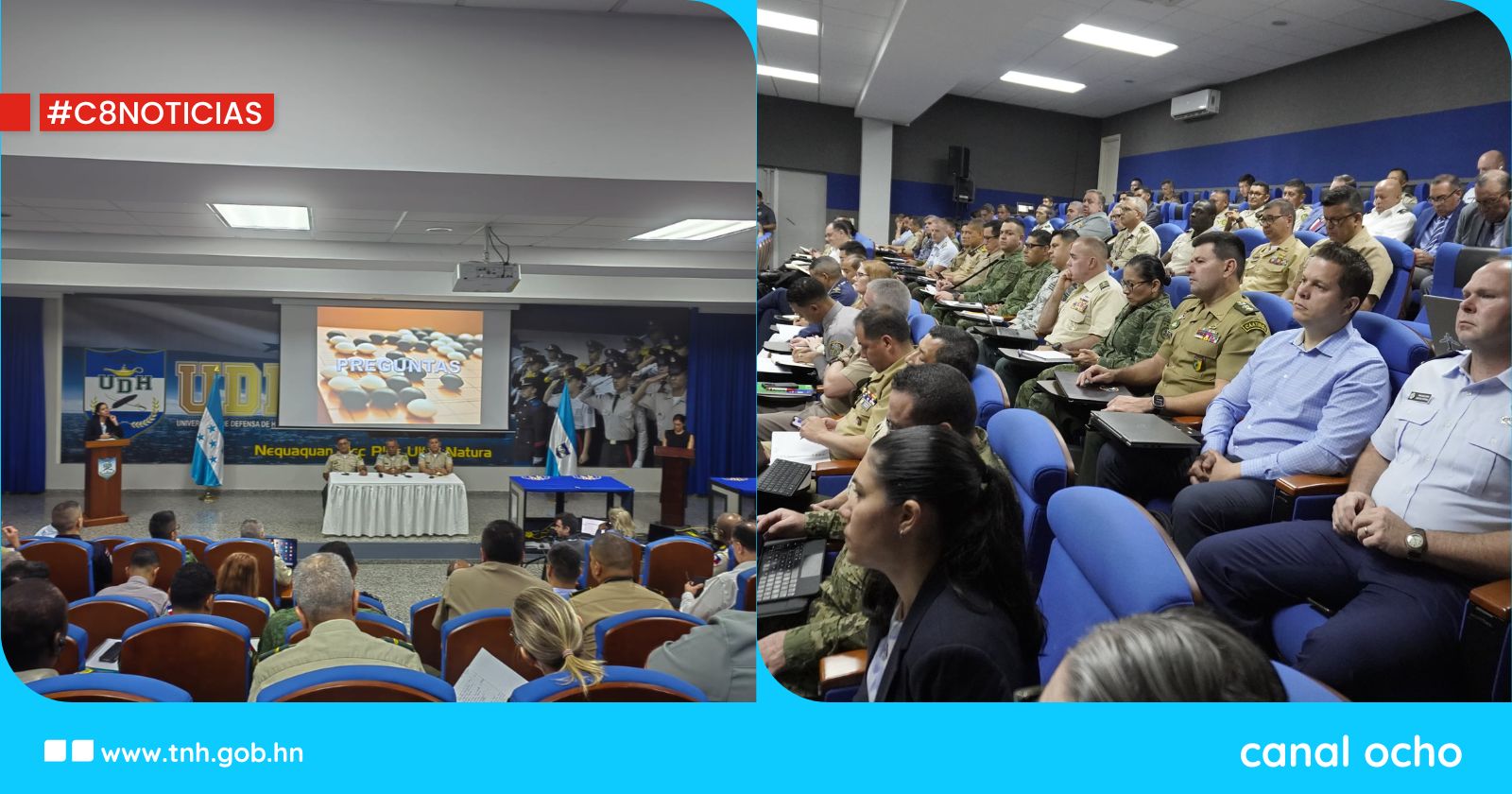 Comando C9 realiza conferencia a miembros del Colegio Interamericano de Defensa