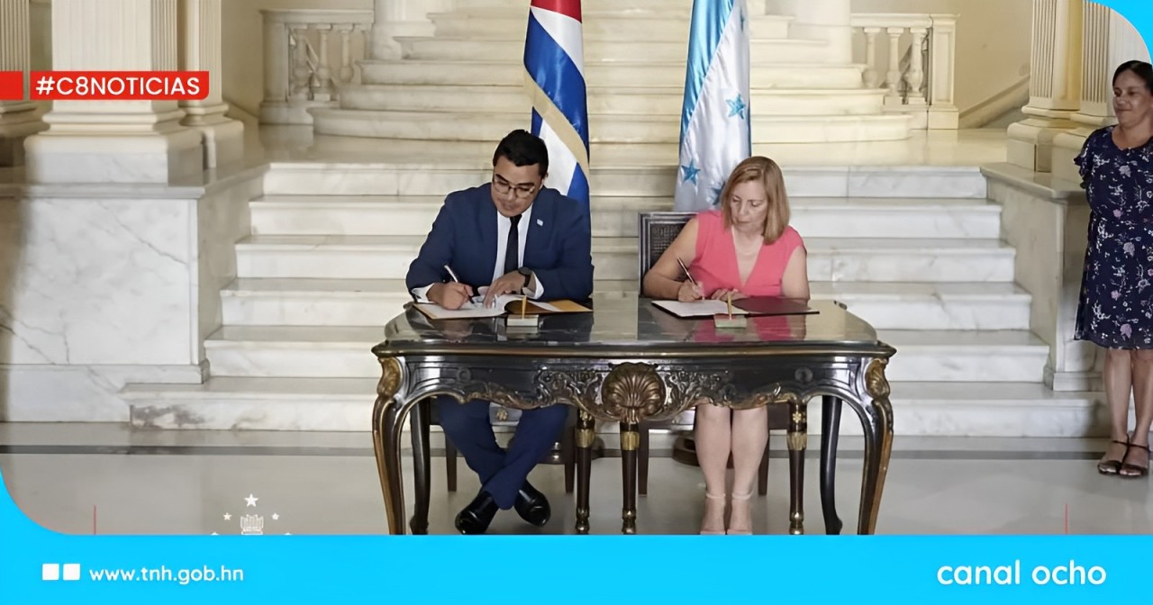 Honduras y Cuba suscriben Memorando para profundizar las relaciones bilaterales