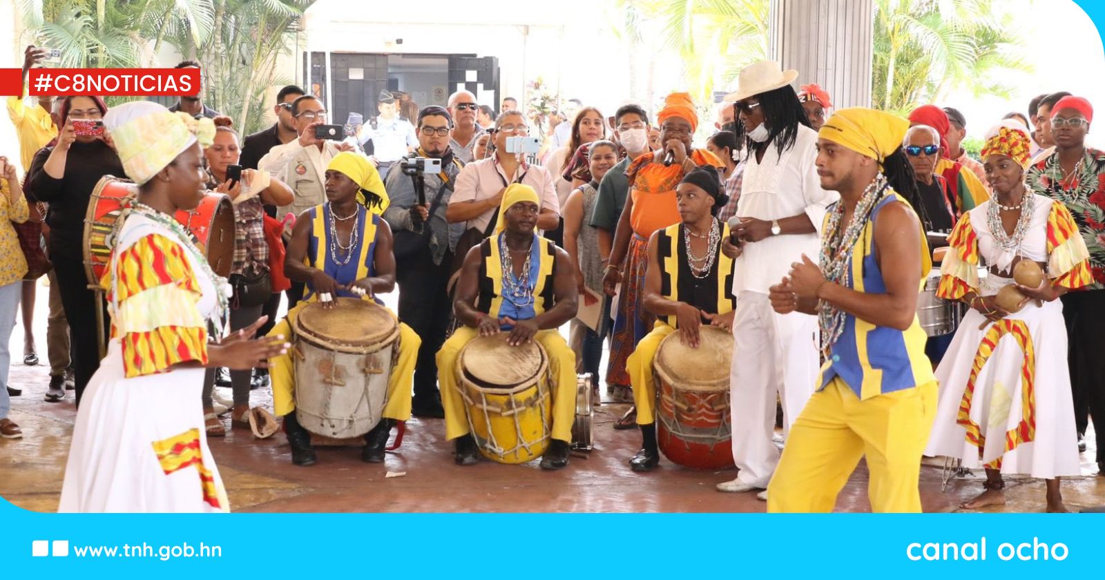 Presidente del Congreso Nacional participa en Feria Cultural Garífuna