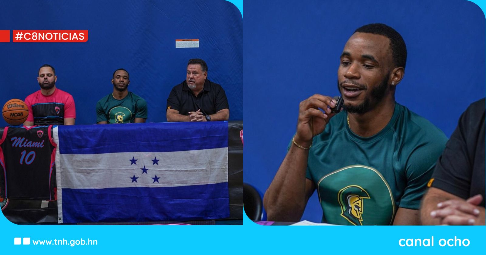 Ornie Brooks y Jafet Martínez, hondureños promesa del baloncesto en EE. UU.