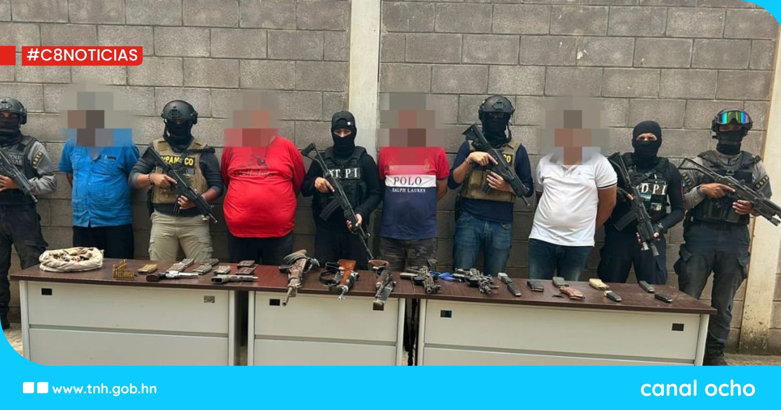 Policía Nacional desarticula banda delictiva «Los Carias» en San Esteban, Olancho