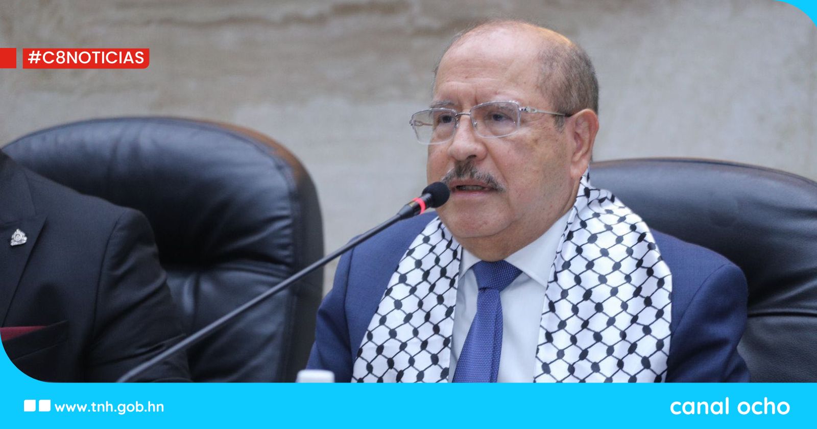 Hugo Noé Pino condena genocidio contra el pueblo palestino