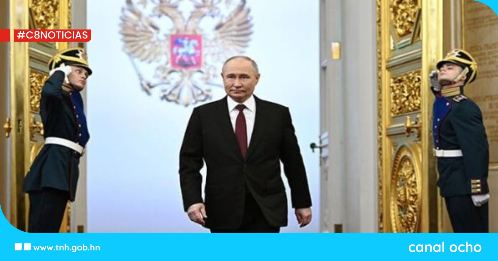 Vladímir Putin toma posesión como nuevo presidente de Rusia