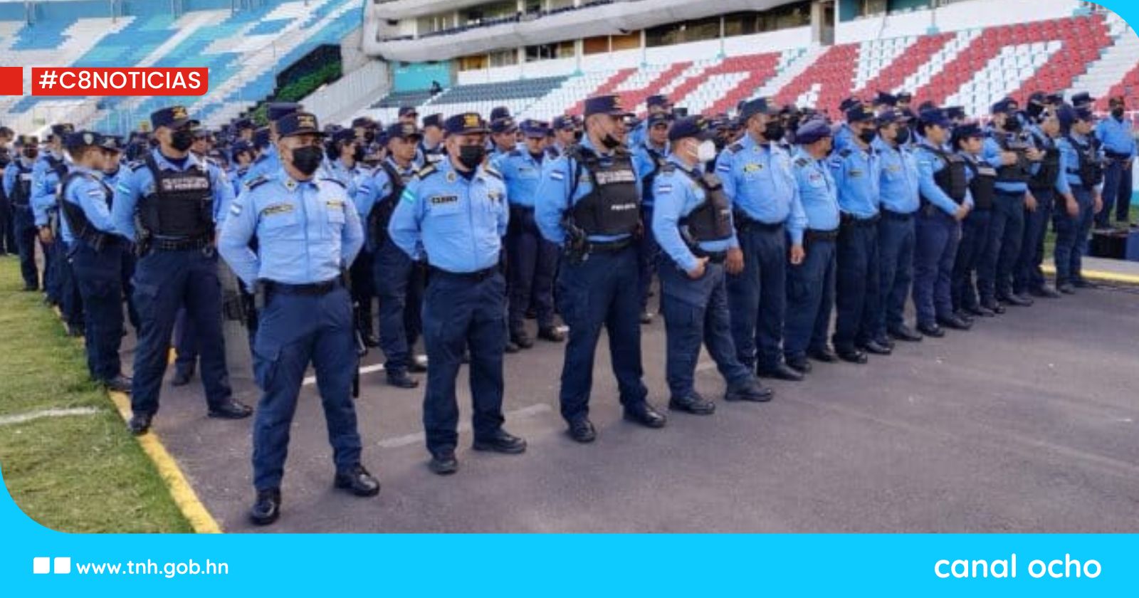 Más de mil policías resguardarán el partido entre Olimpia y Motagua