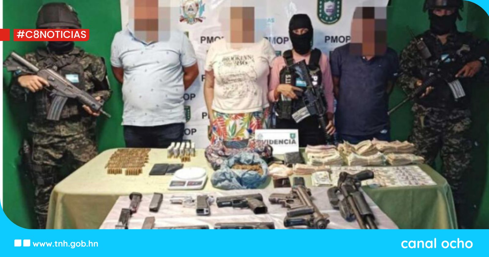 Detienen a tres miembros de banda criminal en Copán