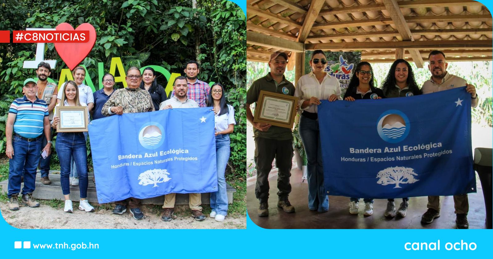 ¡Por segunda vez! Panacam y reserva Luna del Puente reciben Bandera Azul Ecológica