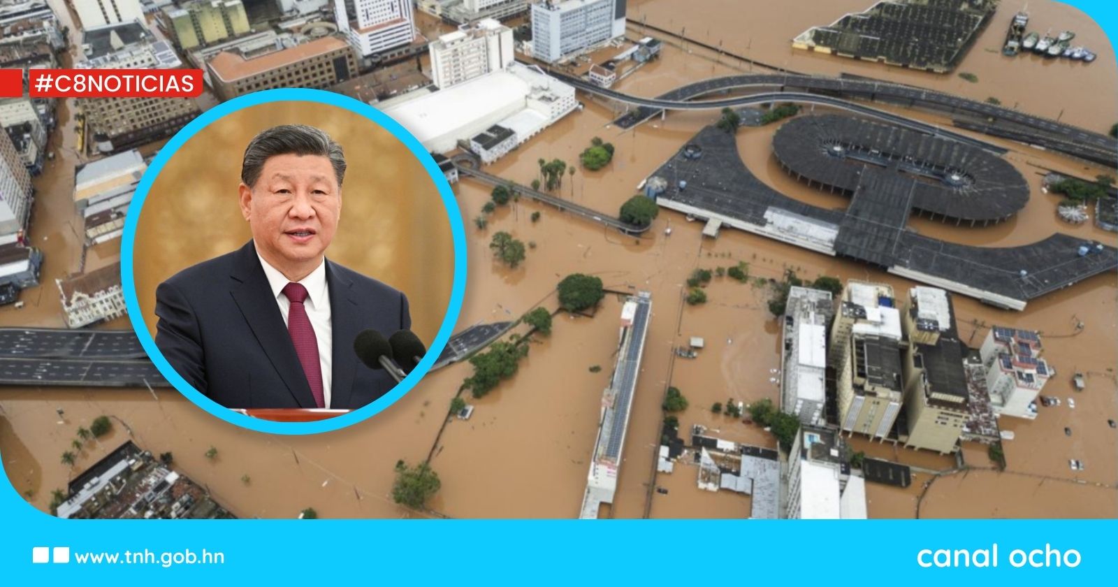 Xi envía condolencias a presidente brasileño por fuertes lluvias mortales