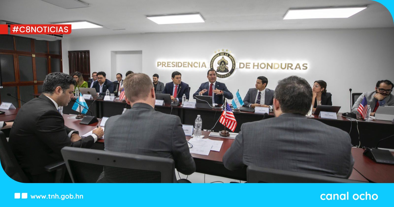 Héctor Zelaya socializa megaproyecto del Tren Interoceánico con representantes del Comercio de EE.UU.