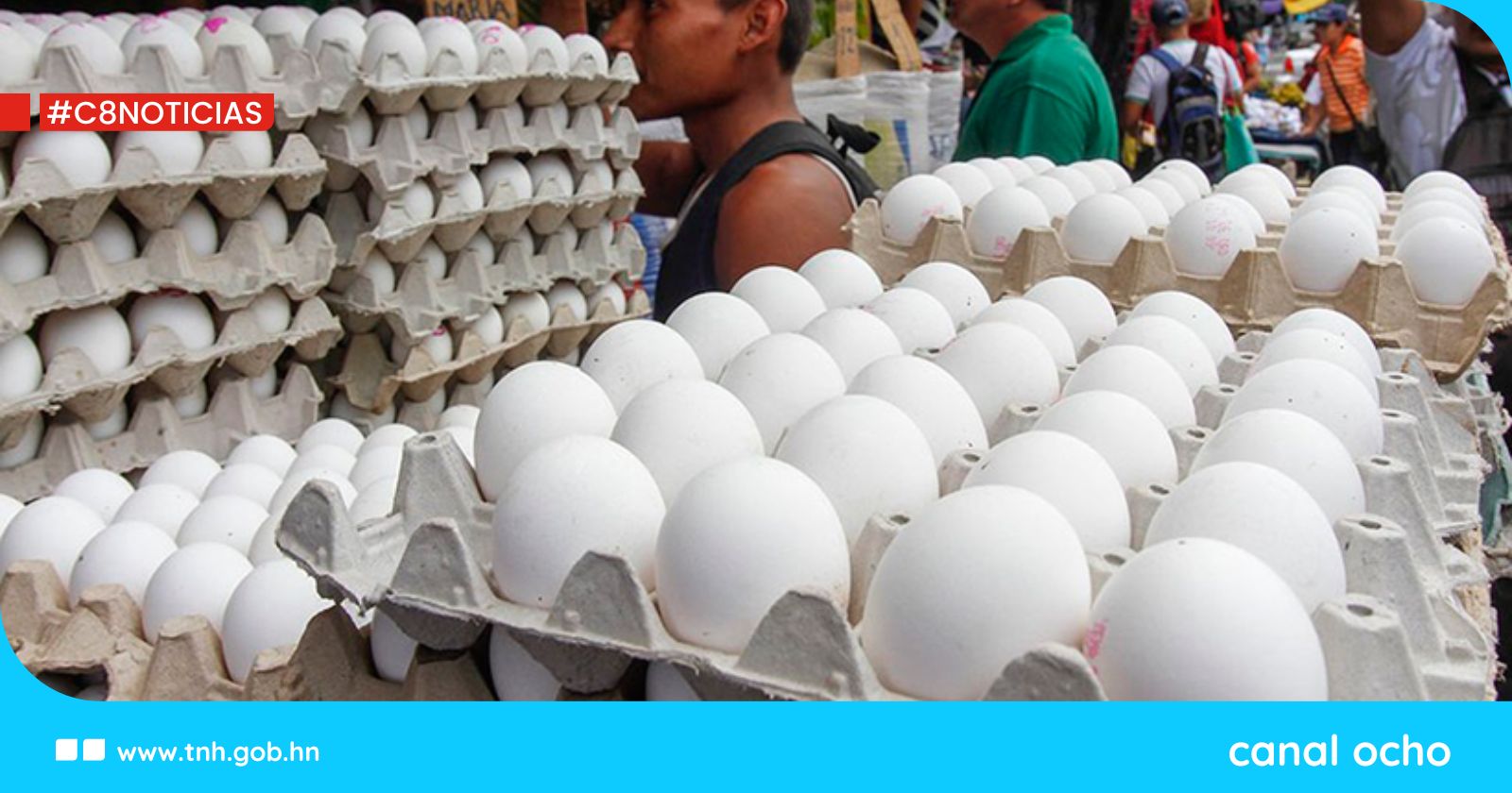 ¡Positivo! Precio del huevo sigue a la baja en mercados capitalinos
