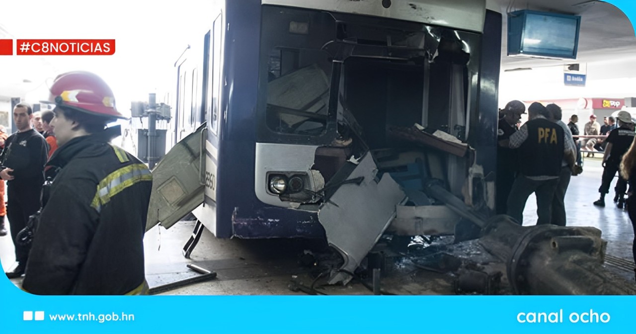 Al menos 30 heridos de gravedad deja accidente ferroviario en capital de Argentina