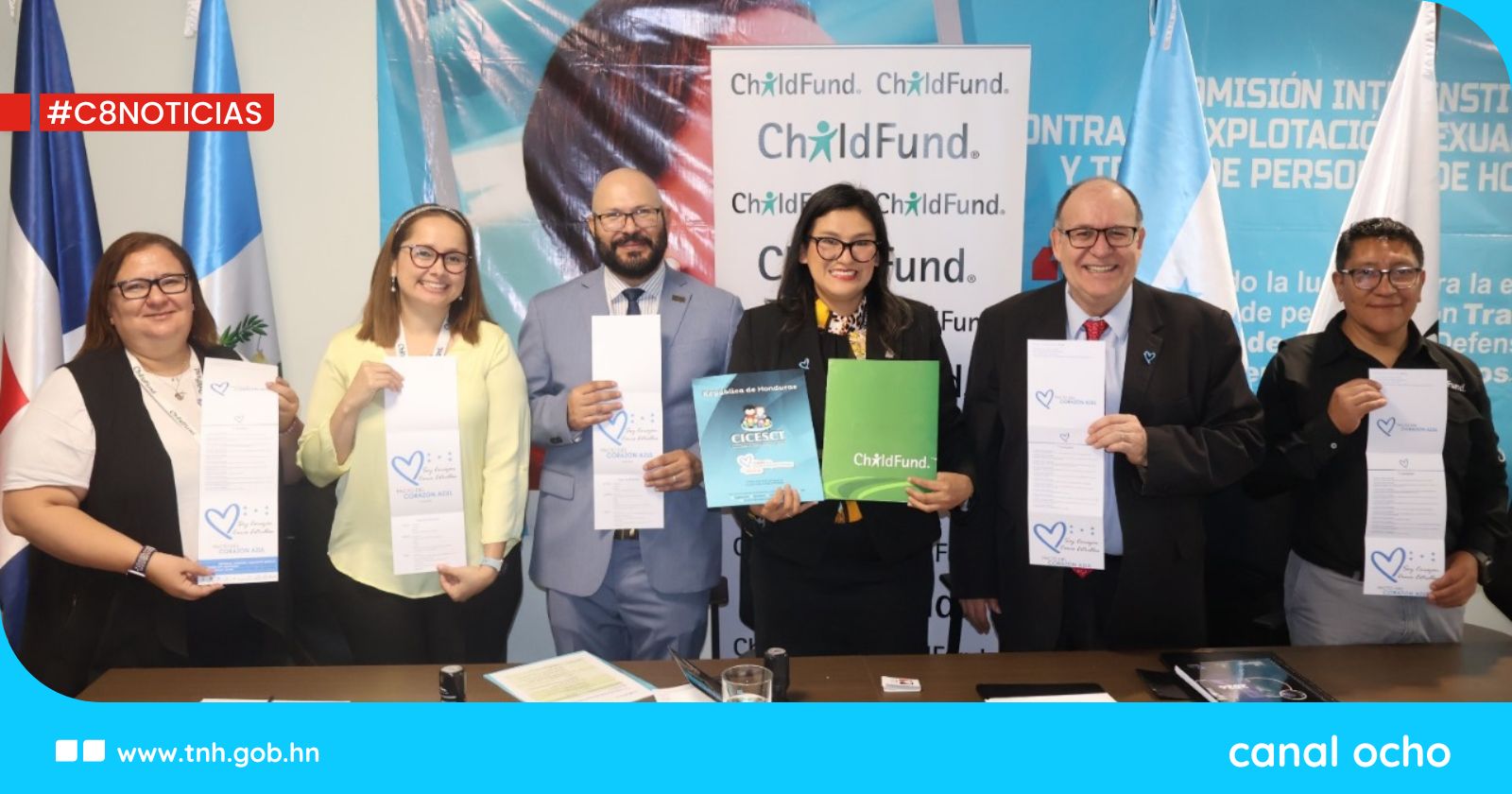 Cicesct y ChildFund firman convenio de cooperación para combatir la violencia sexual, la explotación y trata de personas