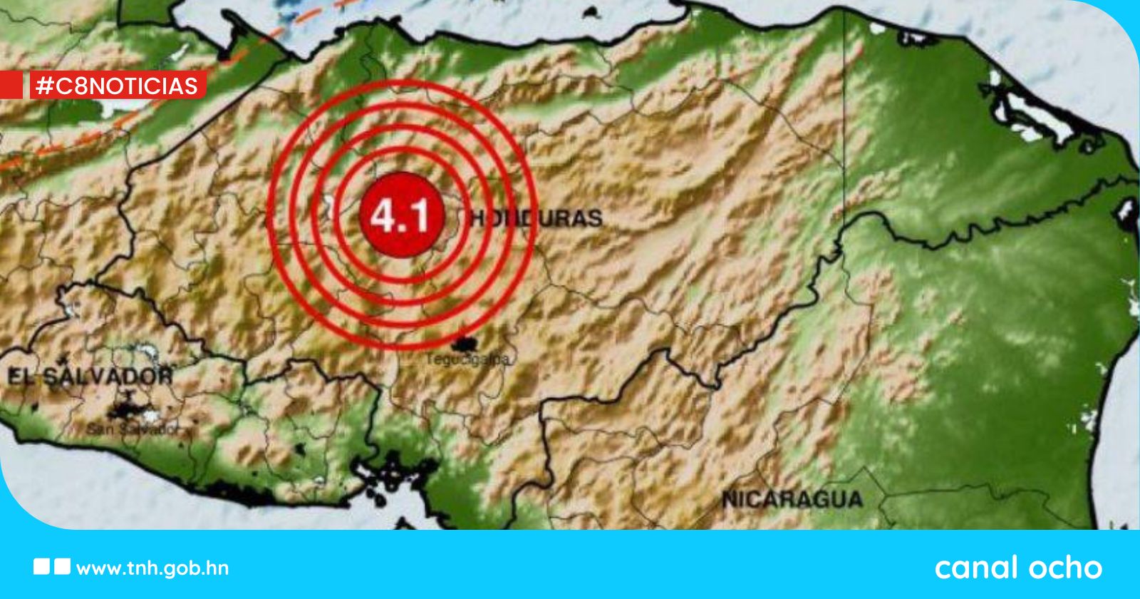 Honduras ha reportado 46 sismos, confirma Cenaos