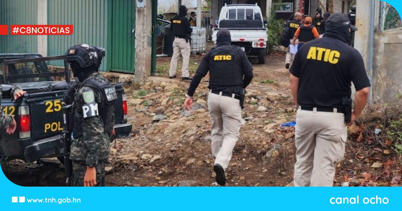 ATIC ejecuta cuatro allanamientos en Comayagüela