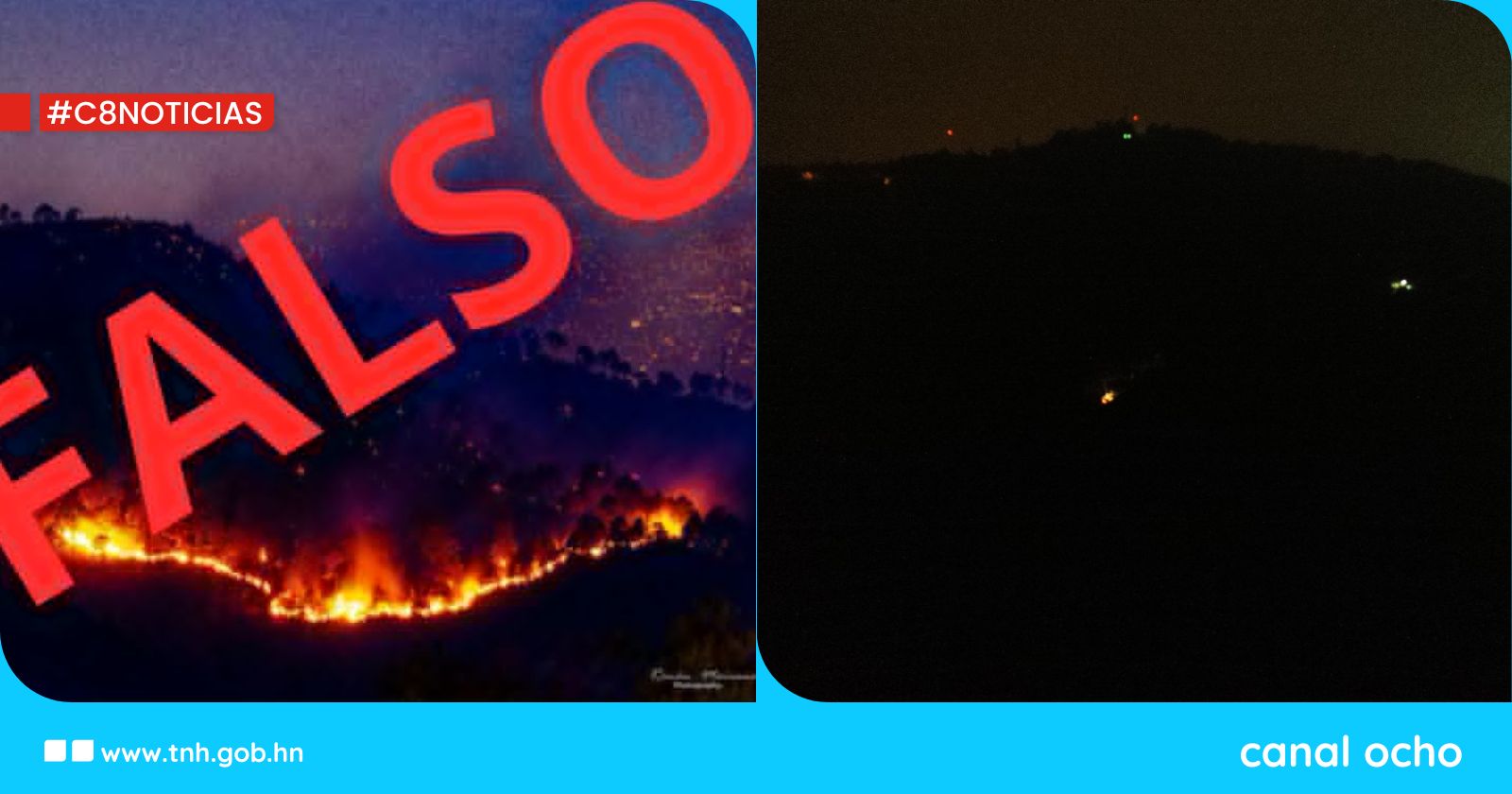 ICF desmiente que exista un incendio activo en Los Pitos, Santa Lucía