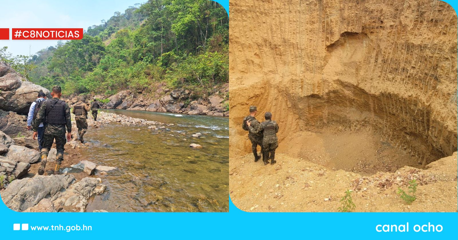 ICF descubre actividades ilegales en ríos de la región forestal en Olancho