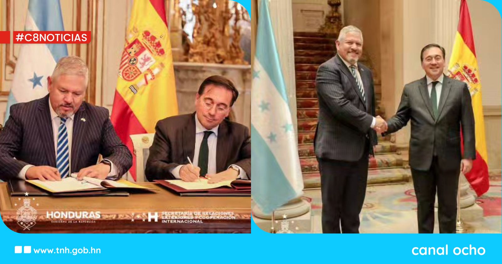Honduras firma memorando para la promoción internacional de la lengua española