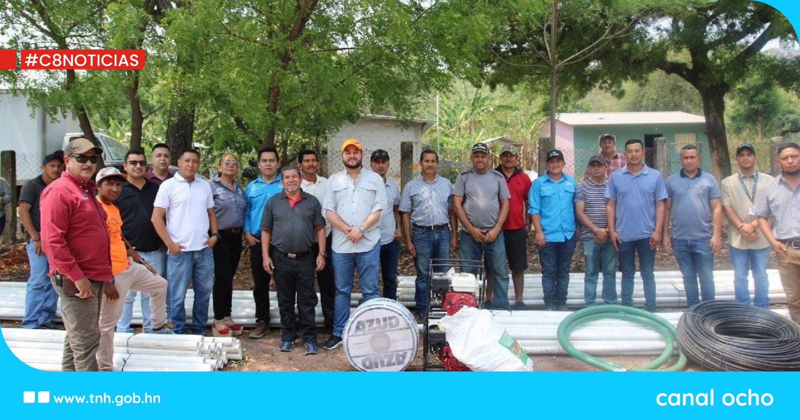 Producción agrícola en Comayagua apoyará a 140 familias con sistemas de riego