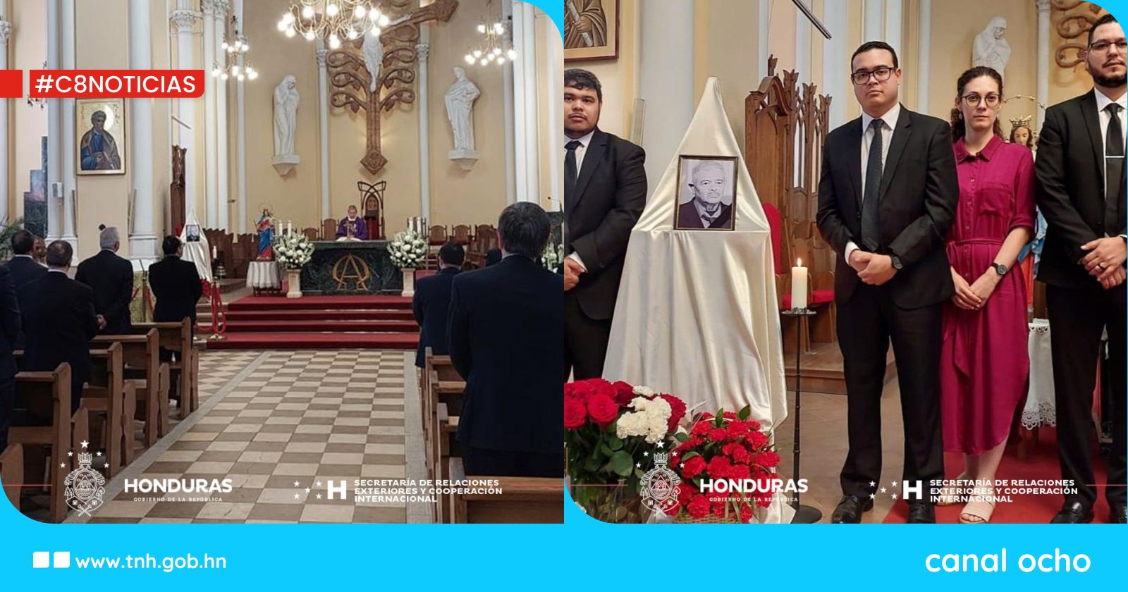 Realizan misa especial en Moscú, en memoria del embajador hondureño Juan Ramón Elvir
