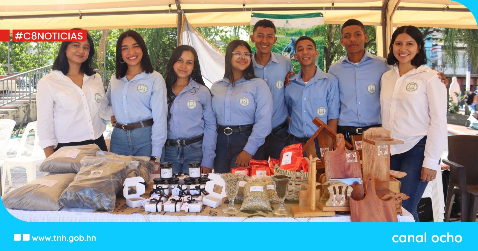 Impulsan iniciativas agroempresariales para jóvenes en Siguatepeque con la FeriSAG