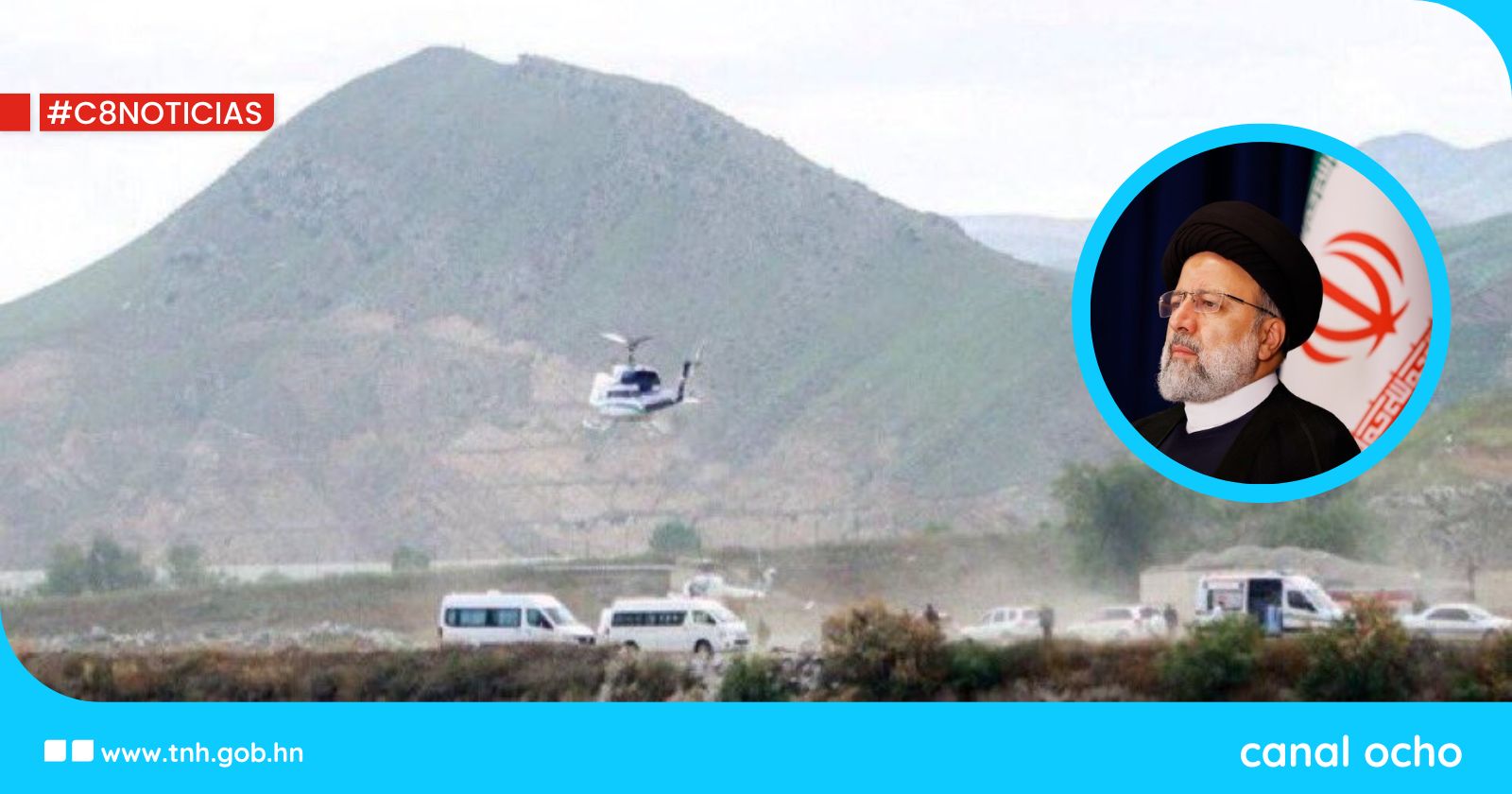 Operación de búsqueda en marcha para localizar helicóptero en Irán