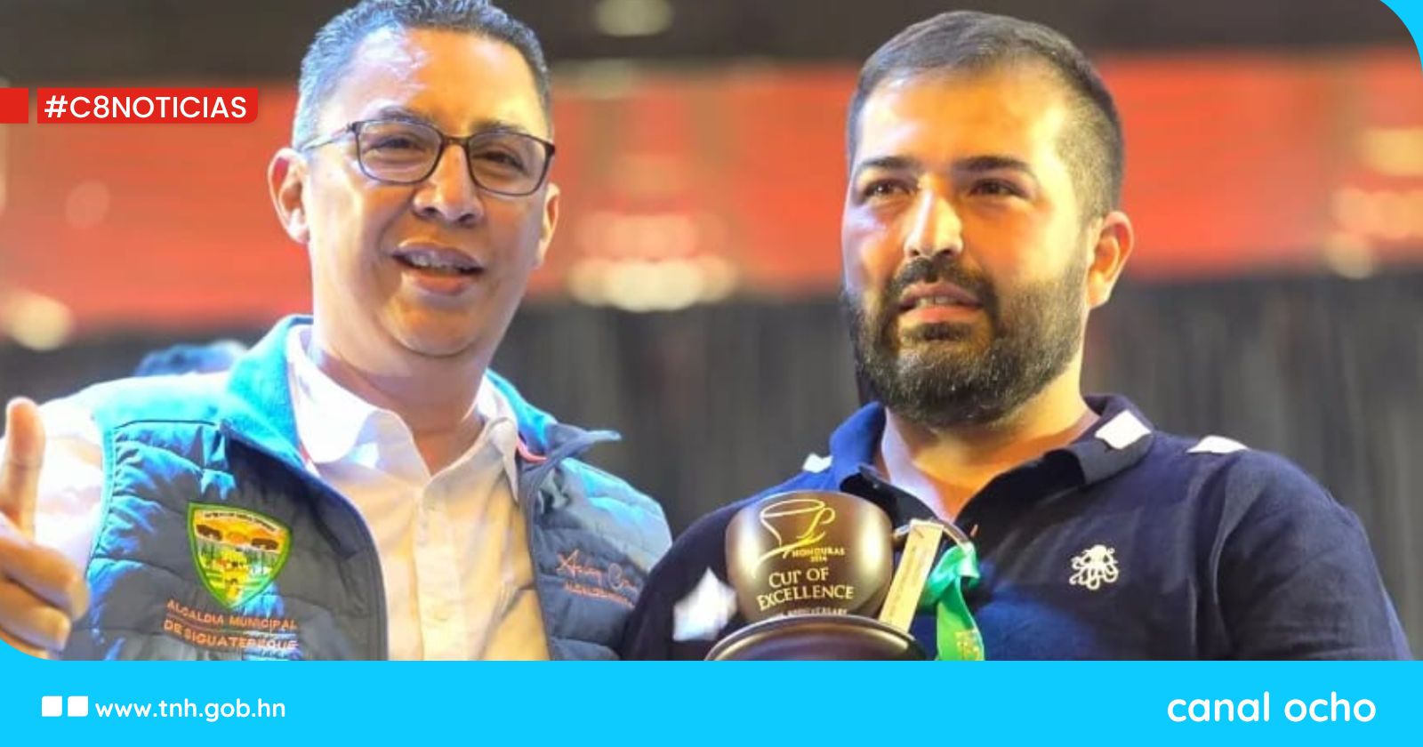 Productor hondureño Benjamín Paz gana la XX edición de la Taza de Excelencia del Café