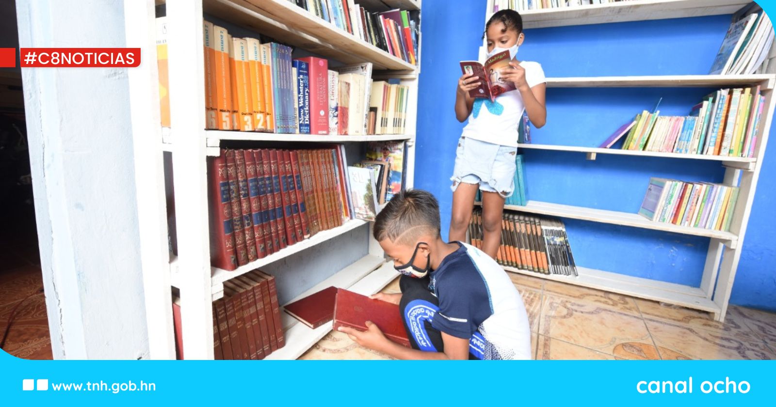 Iniciativa solidaria desde España permite abrir una biblioteca comunitaria en Honduras
