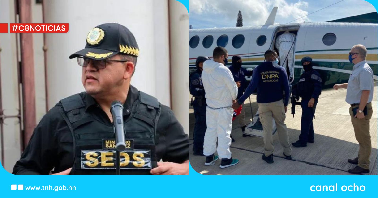 Revelan listado de 16 hondureños con orden de extradición pendiente