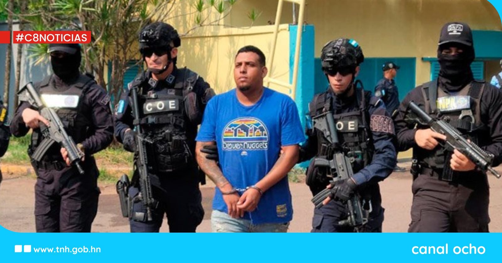 Conceden la extradición de Erick Fernando Raudales Matamoros a EE. UU.