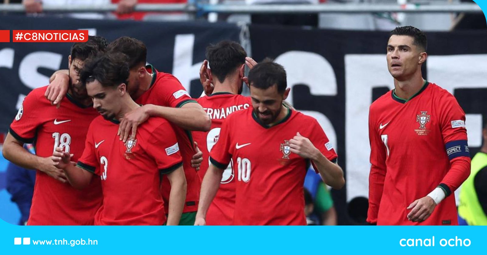 Portugal gana 3-0 a Turquía y avanza a octavos de la Eurocopa 2024