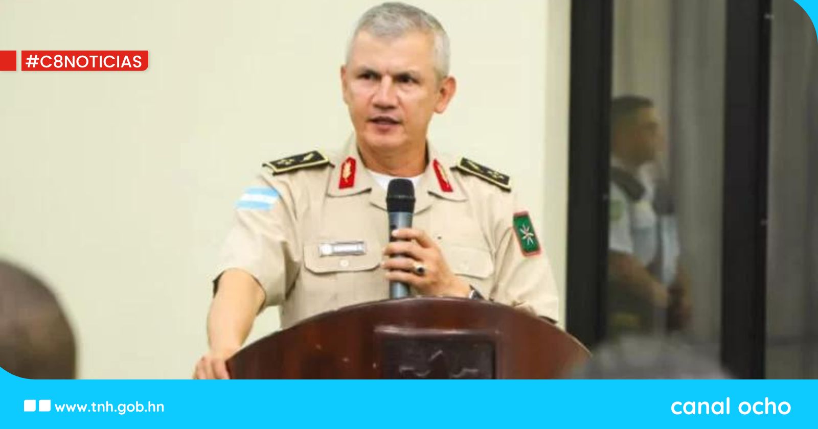 General Hernández descarta participación de elementos militares en desaparición de 14 personas en Tela