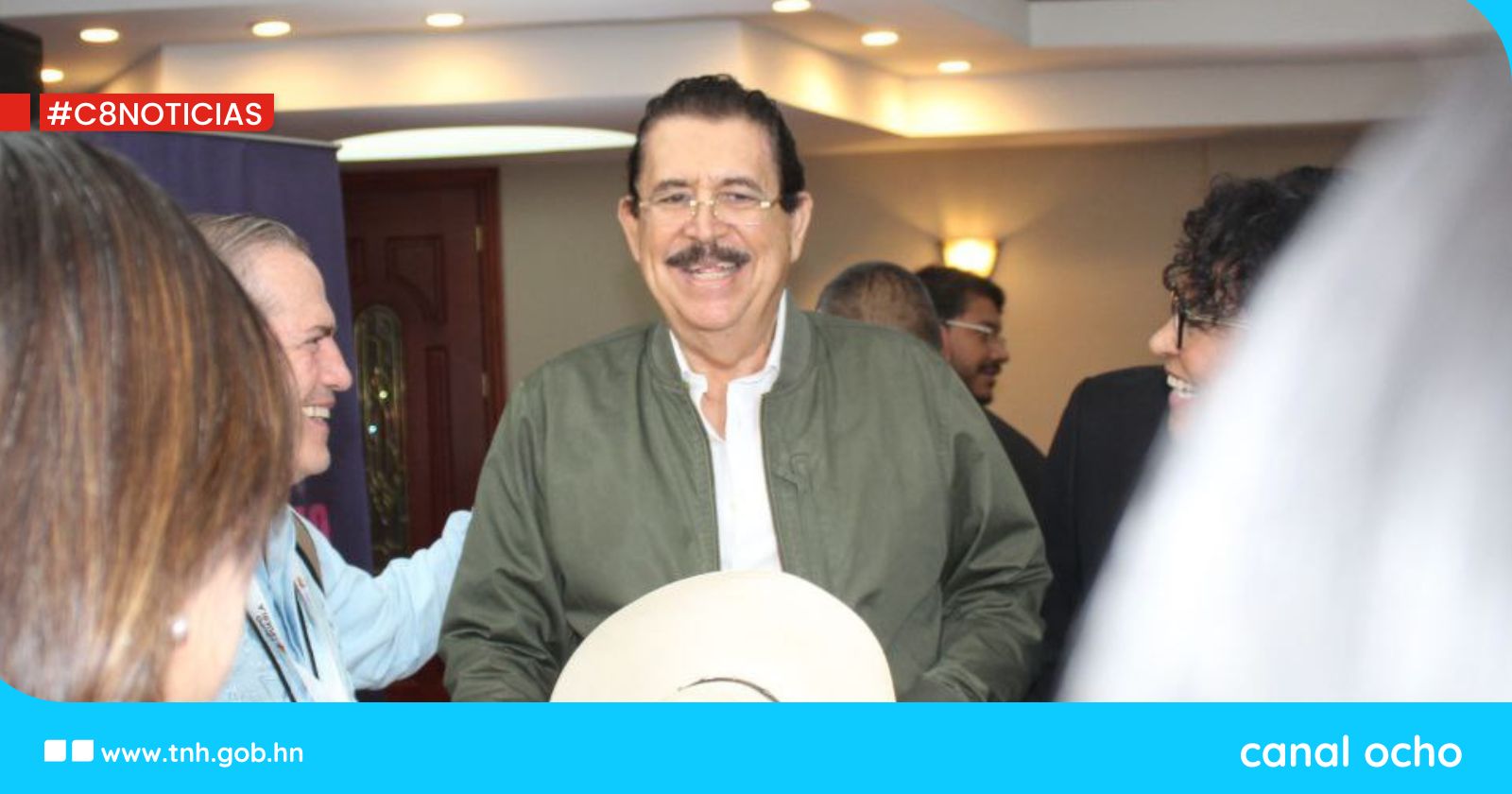 Manuel Zelaya: «Tengo que agradecer a las personas y sectores que han venido a apoyar a Honduras»
