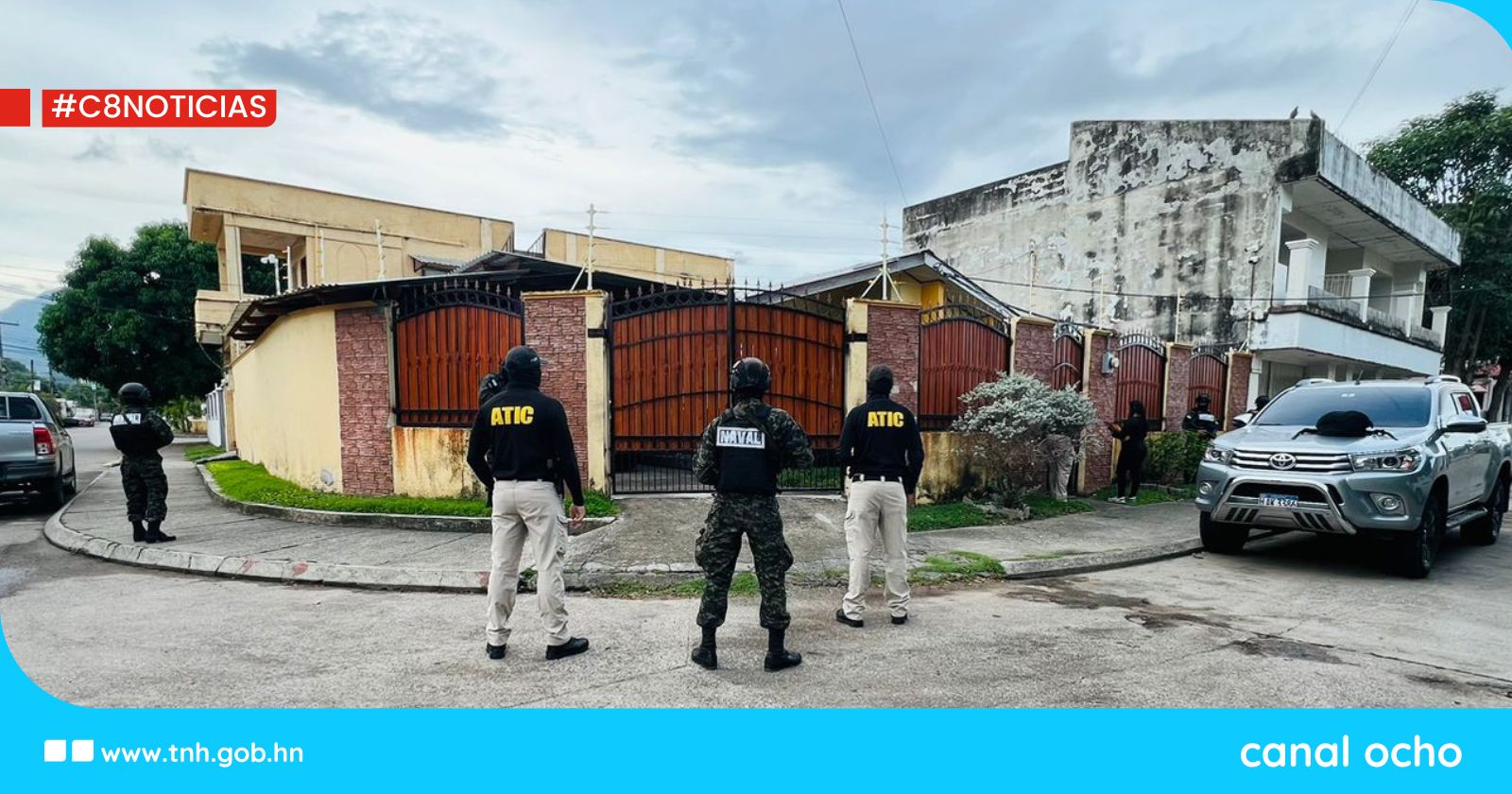 MP realiza allanamientos a socios de hondureño preso en Colombia por tráfico de drogas