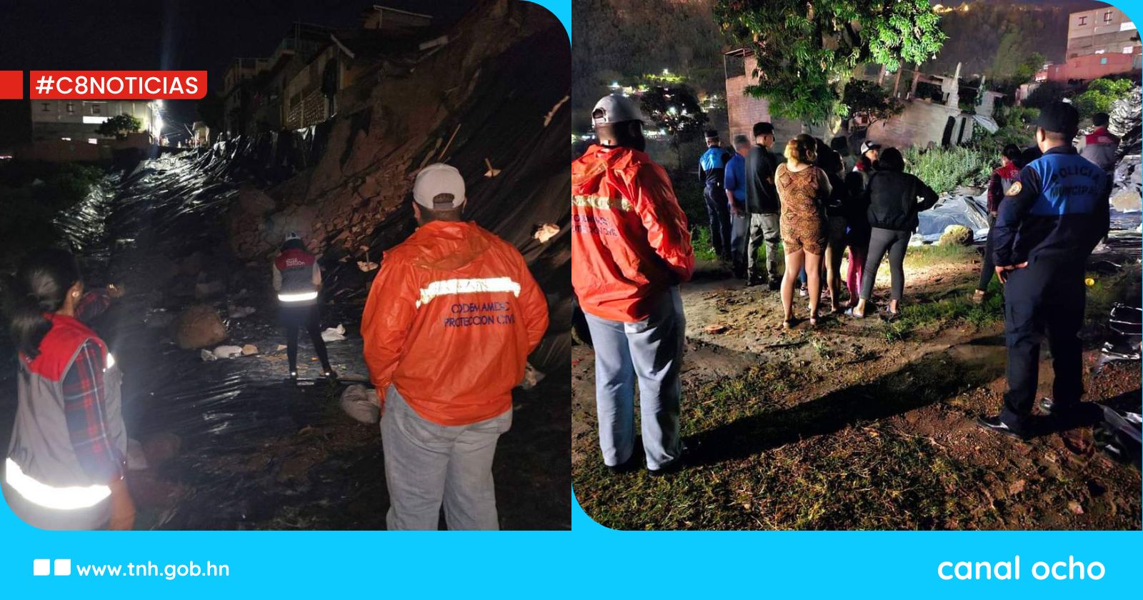Equipos de la AMDC permanecen en monitoreo y evaluación de daños en la Guillén