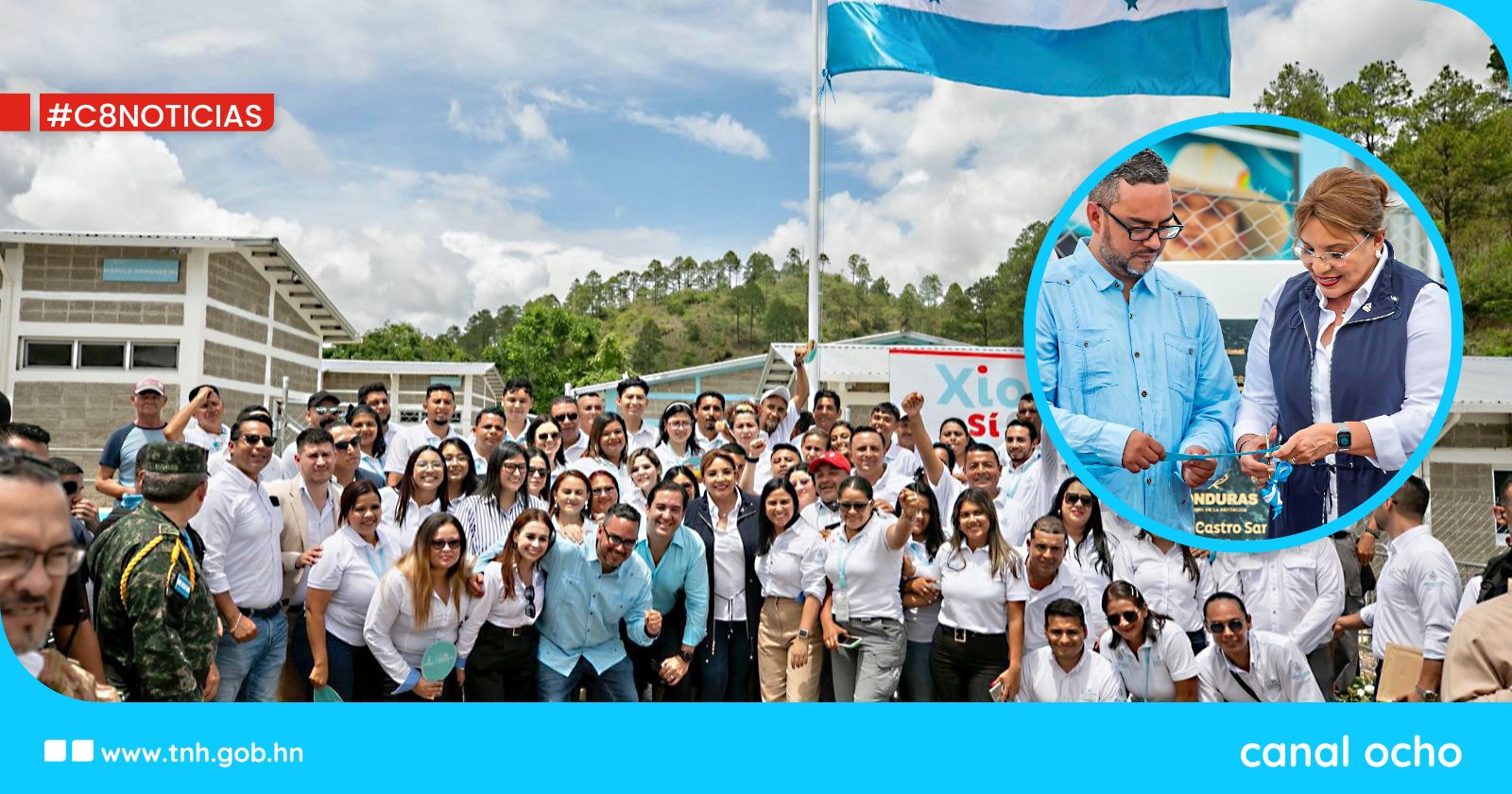 Presidenta Xiomara Castro inaugura el Centro de Atención al Migrante Irregular “Francisco Paz” en El Paraíso