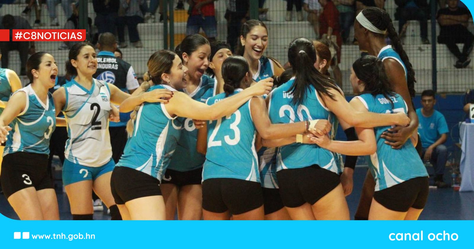 Honduras derrota a El Salvador en voleibol y sigue con vida en el “Final Four” Femenino de Centroamérica