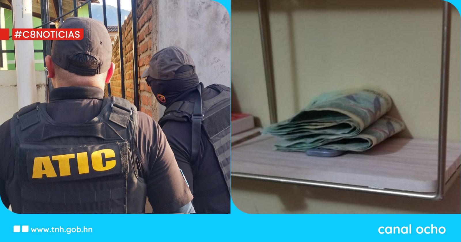 Ejecutan allanamientos y capturas contra banda de falsificadores de moneda