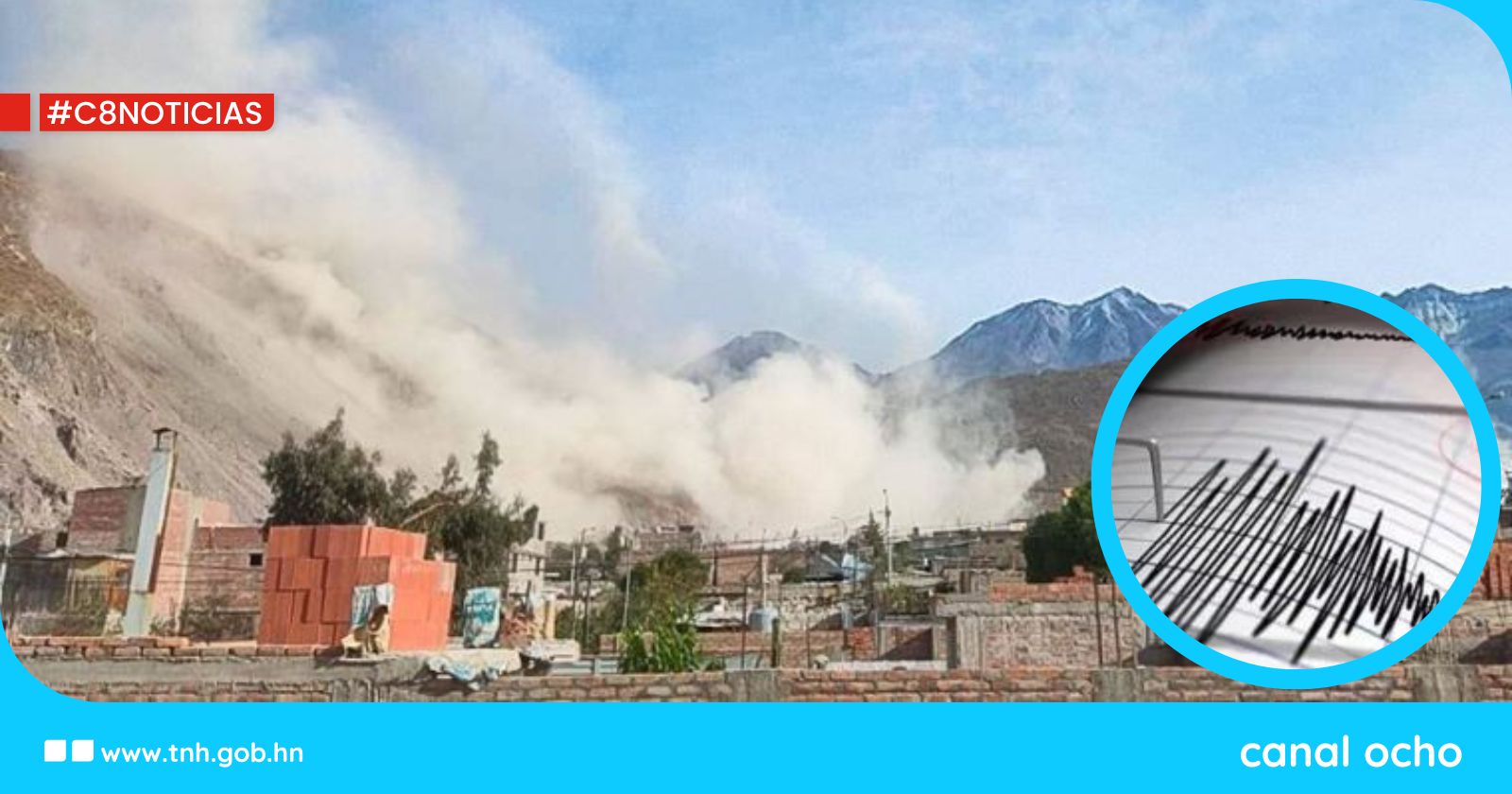 Sismo de magnitud 6,3 sacude la región peruana de Arequipa