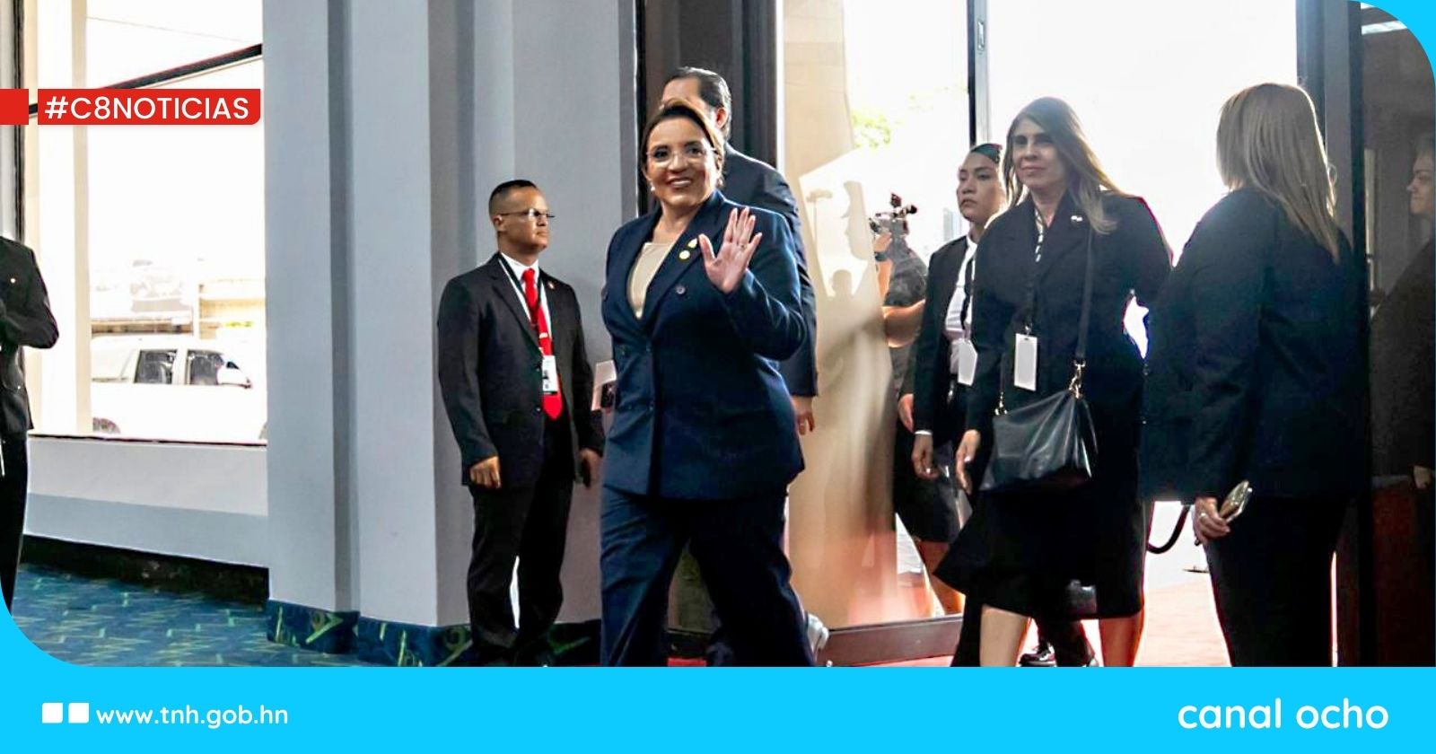 Xiomara Castro asiste a la toma de posesión del nuevo presidente de Panamá