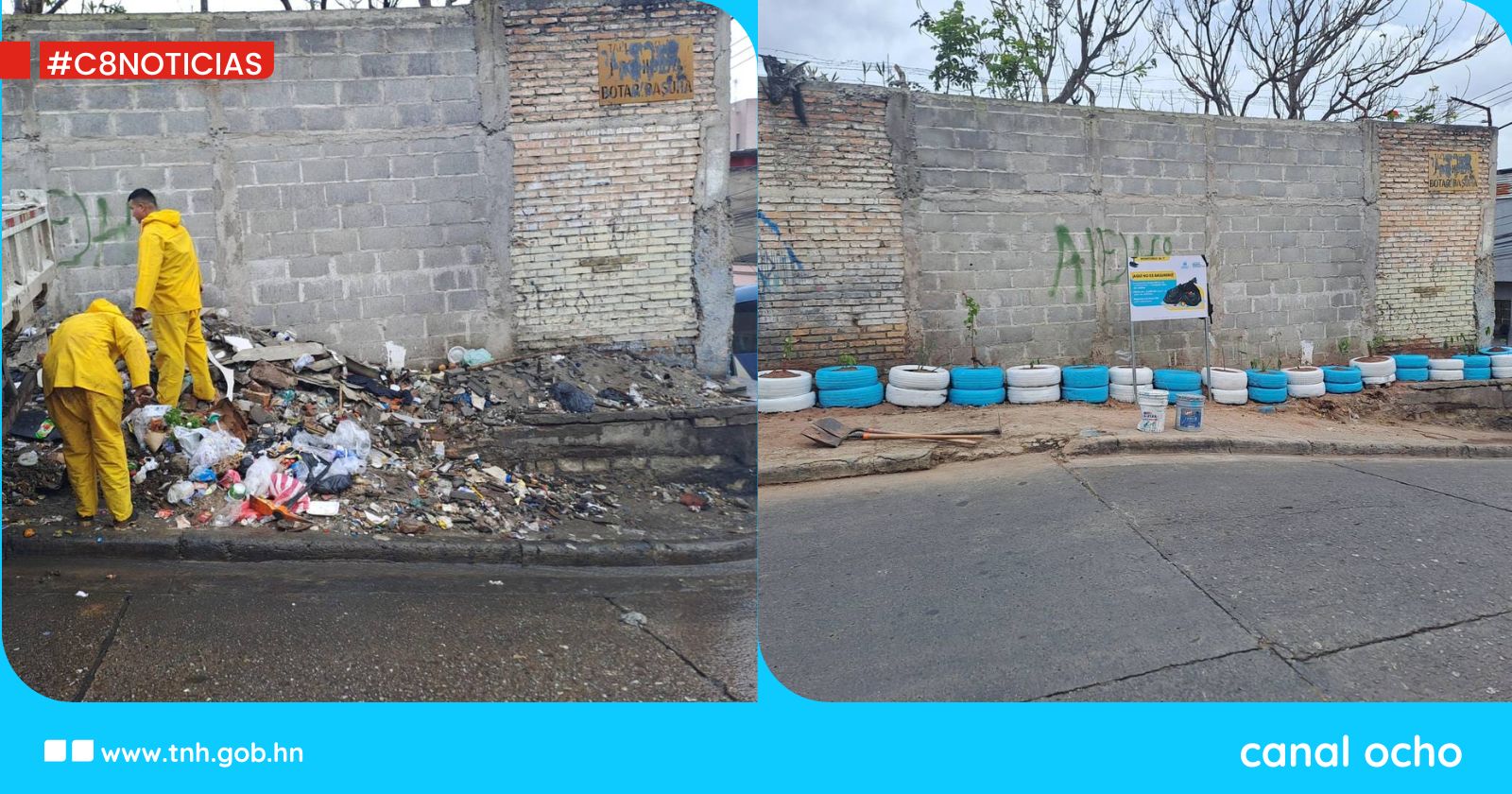 AMDC continúa realizando jornadas de limpieza en varias colonias de la capital