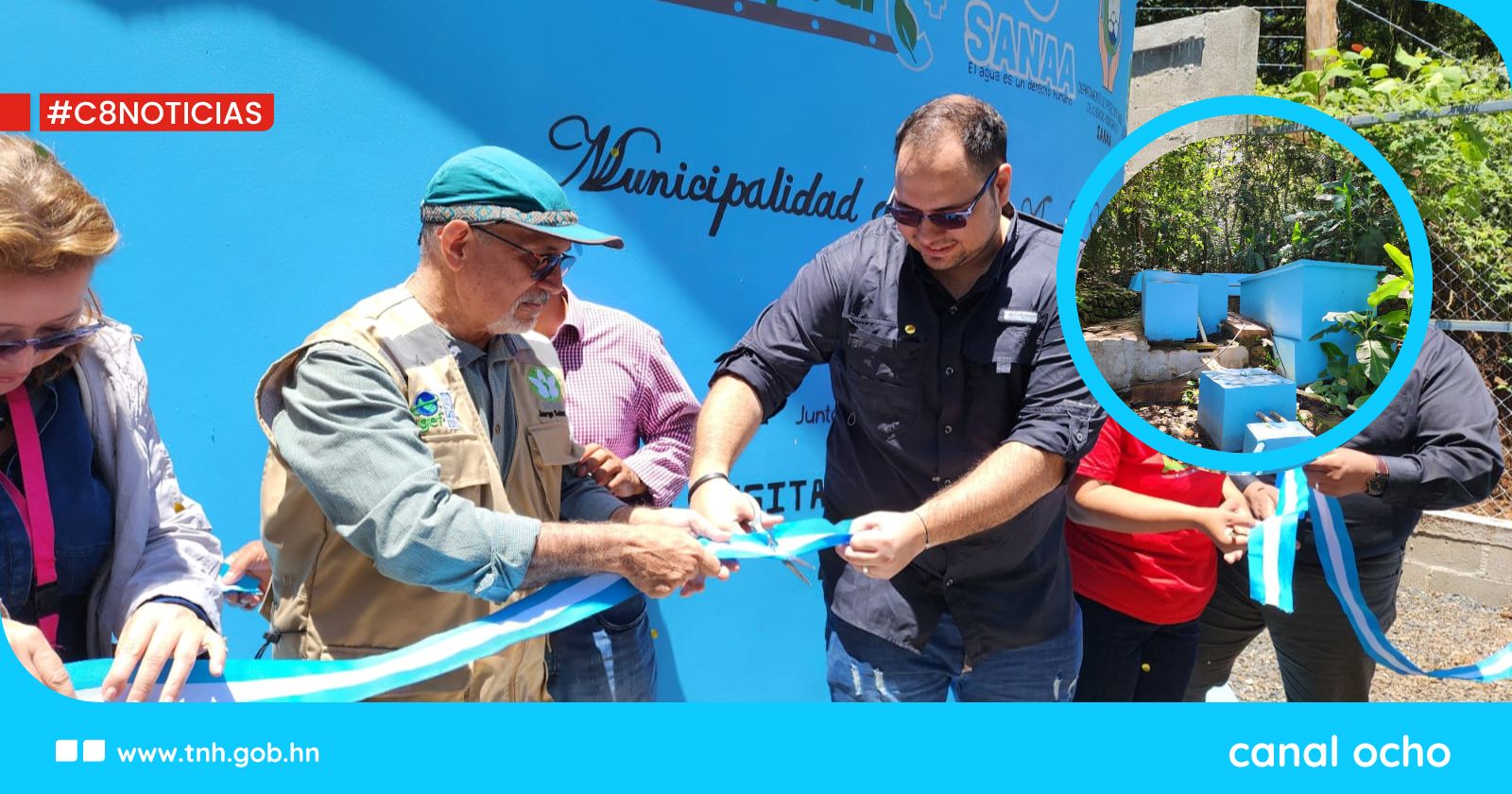 Inauguran proyecto de construcción de tanque de almacenamiento de agua potable en Santa Ana